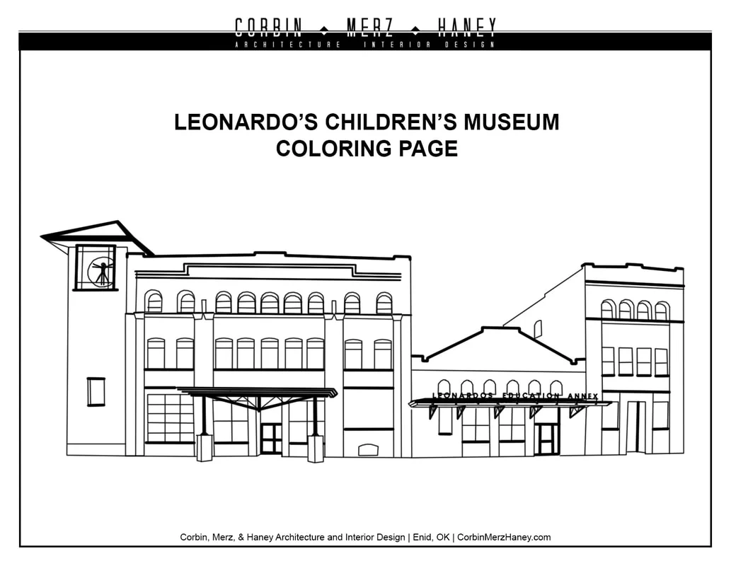 Leonardo's Children's Museum Coloring Page